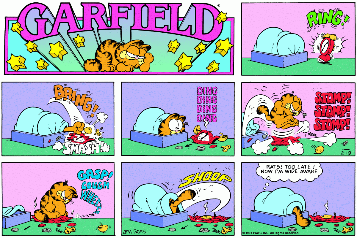 Garfield, February 19, 1984