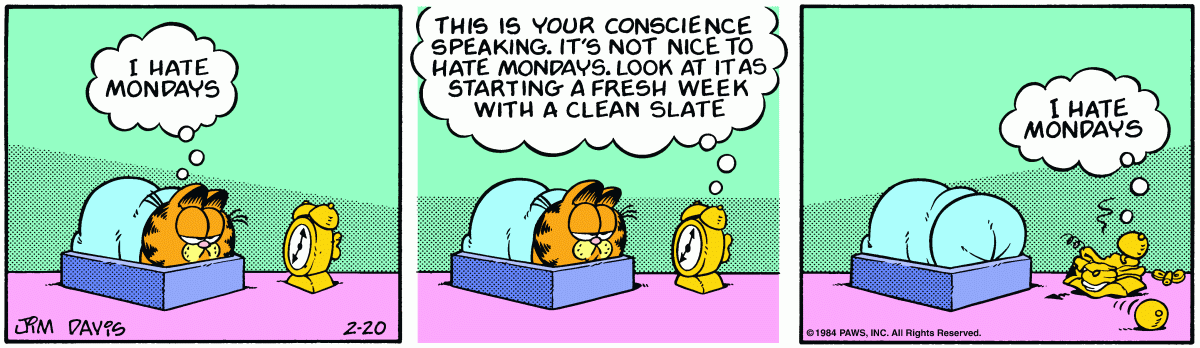 Garfield, February 20, 1984