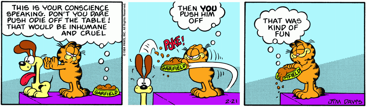 Garfield, February 21, 1984