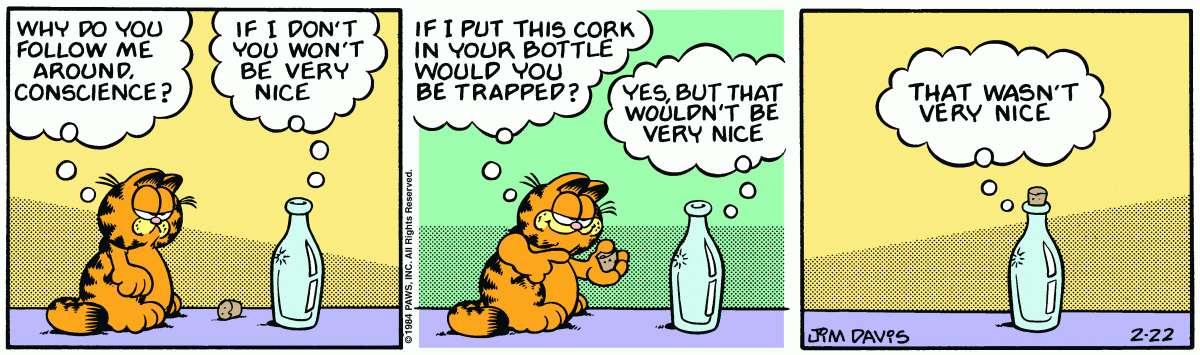 Garfield, February 22, 1984