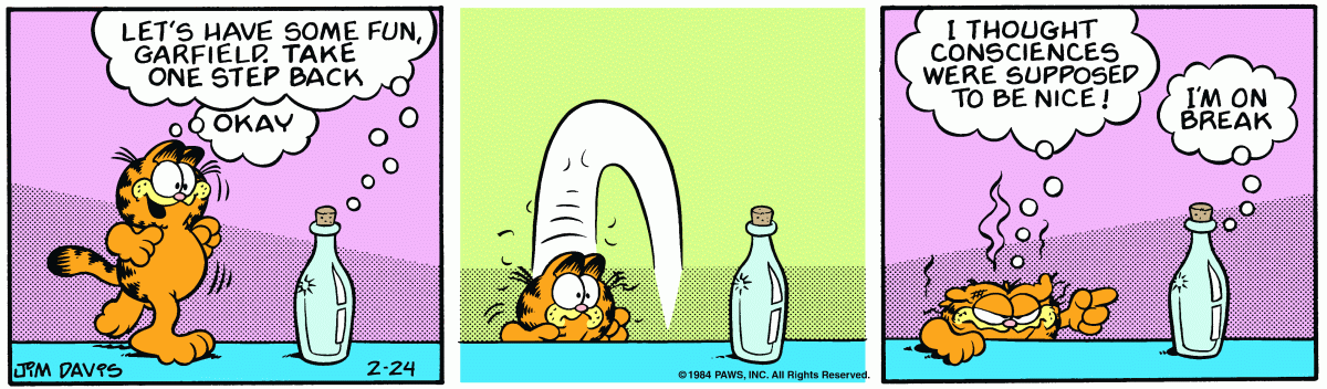 Garfield, February 24, 1984