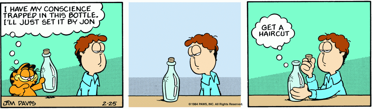Garfield, February 25, 1984
