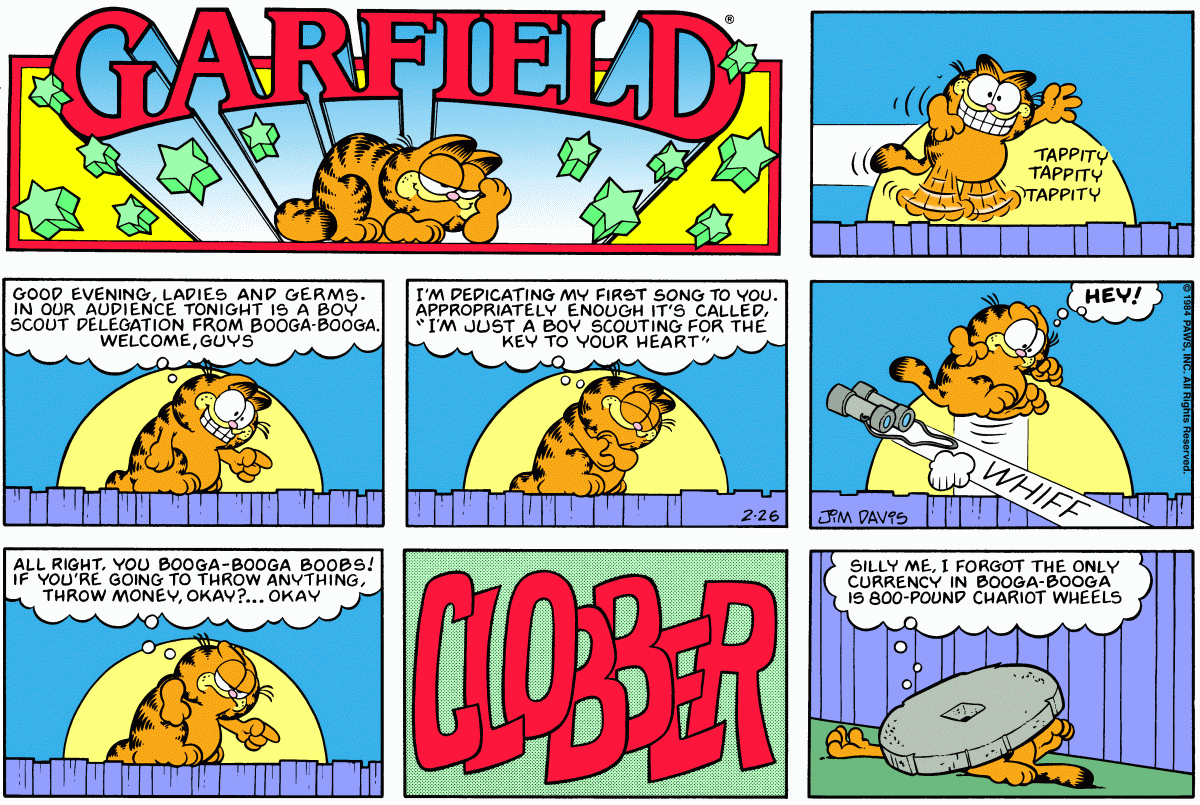 Garfield, February 26, 1984