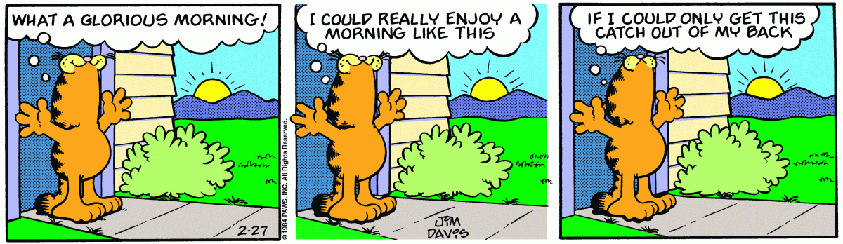 Garfield, February 27, 1984