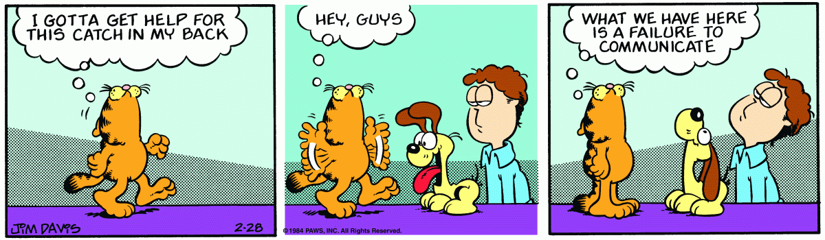 Garfield, February 28, 1984