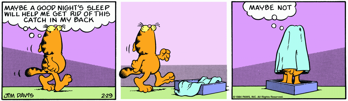 Garfield, February 29, 1984