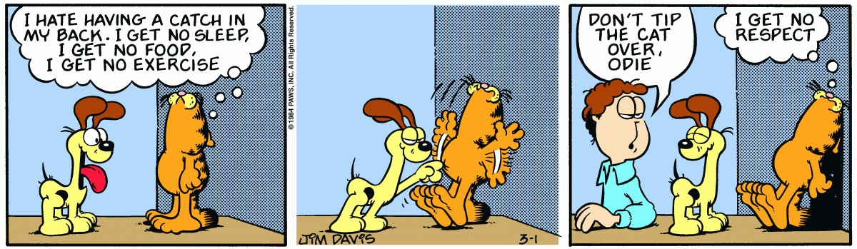 Garfield, March 1, 1984