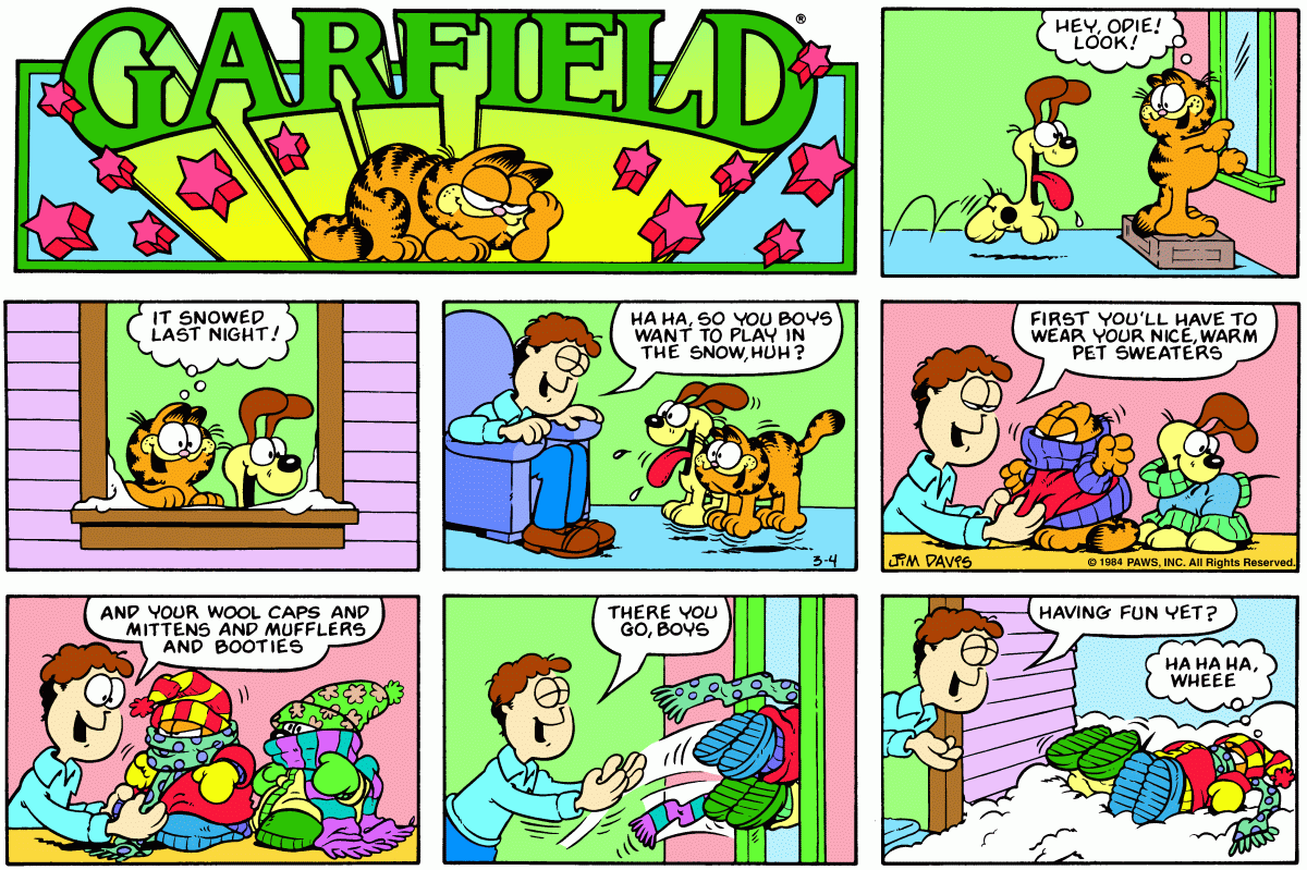 Garfield, March 4, 1984