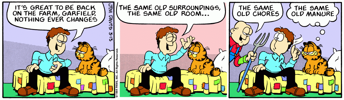 Garfield, March 13, 1984