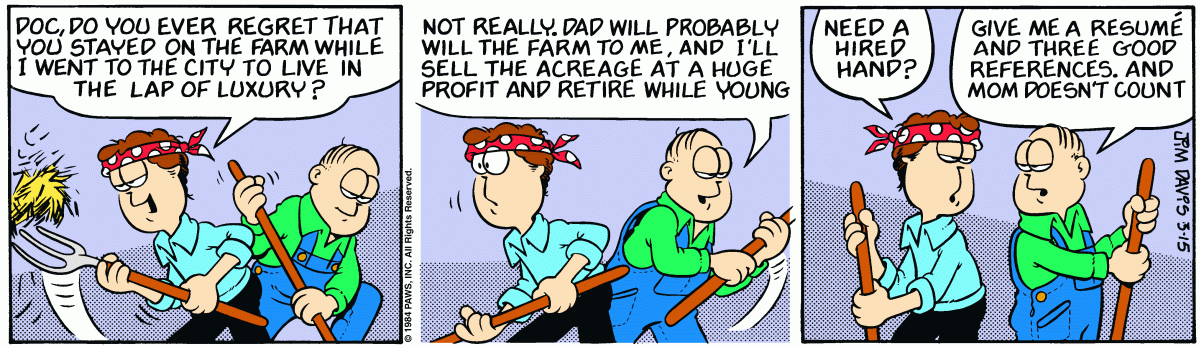 Garfield, March 15, 1984