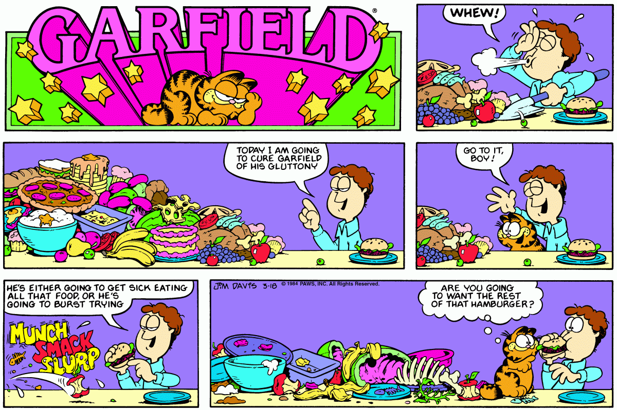 Garfield, March 18, 1984