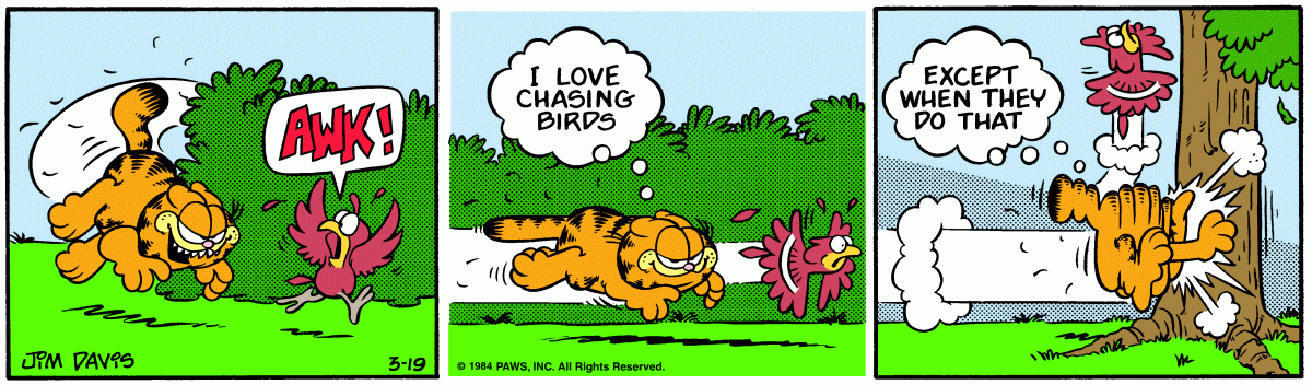 Garfield, March 19, 1984