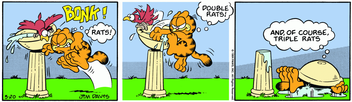 Garfield, March 20, 1984