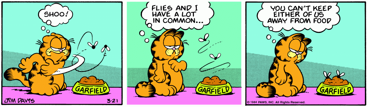 Garfield, March 21, 1984