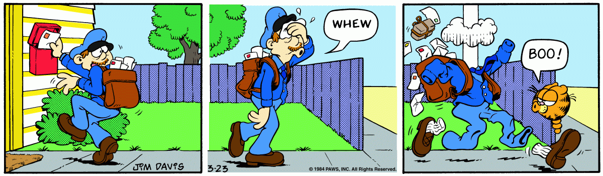 Garfield, March 23, 1984
