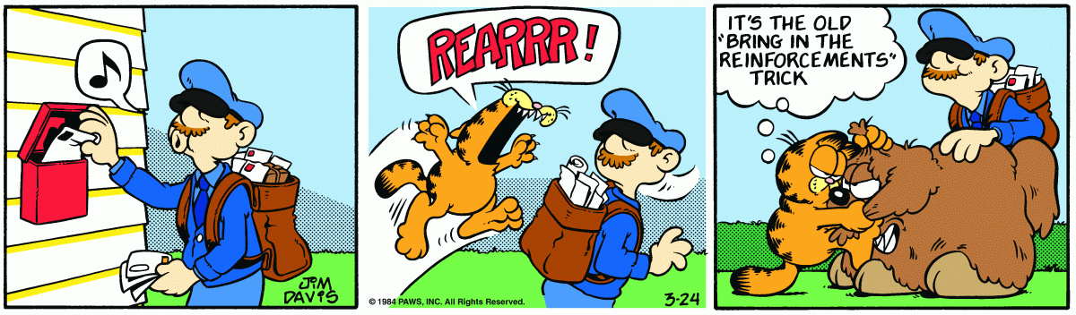 Garfield, March 24, 1984