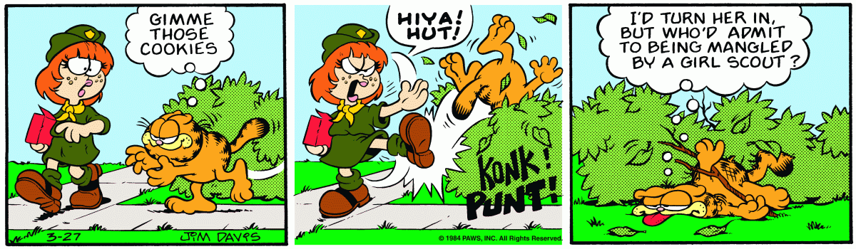 Garfield, March 27, 1984