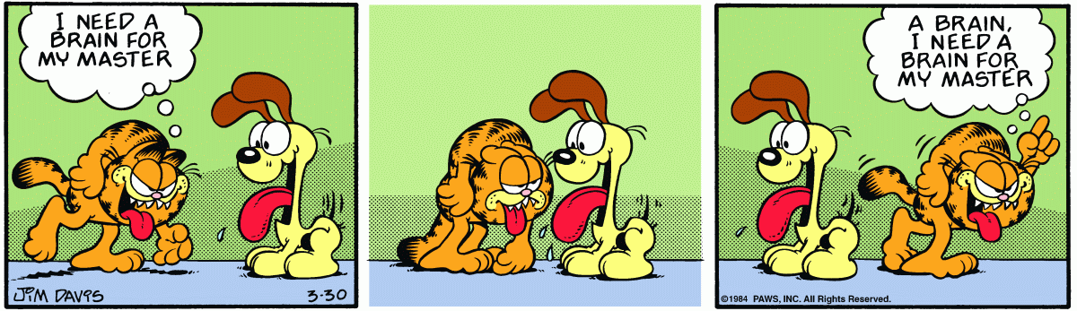 Garfield, March 30, 1984