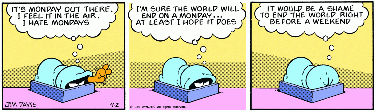 Garfield, April 2, 1984