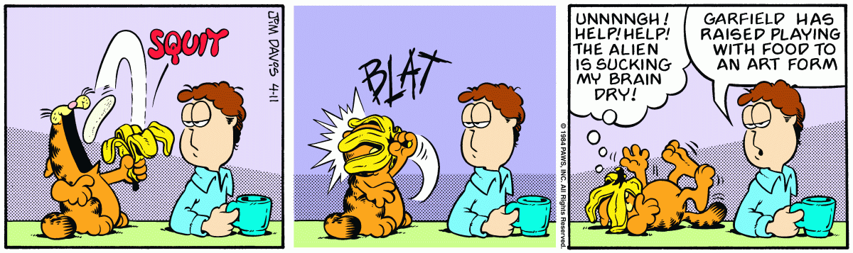 Garfield, April 11, 1984
