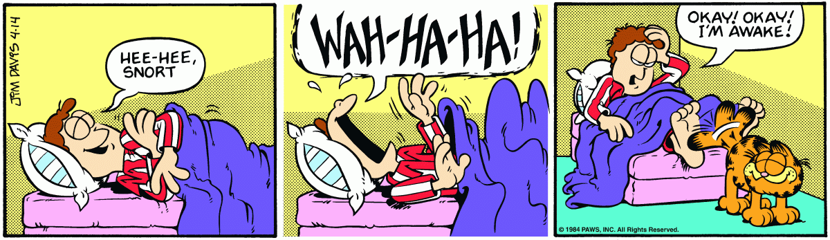 Garfield, April 14, 1984