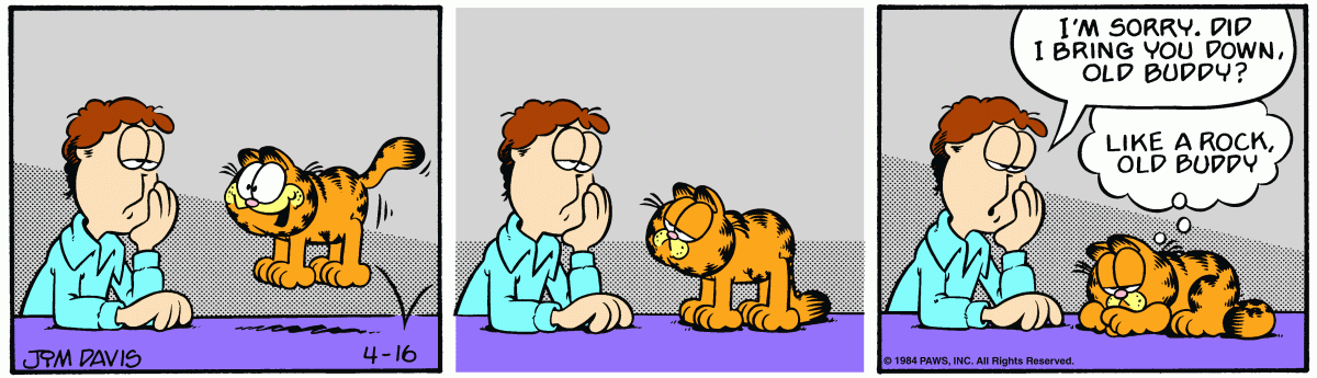 Garfield, April 16, 1984