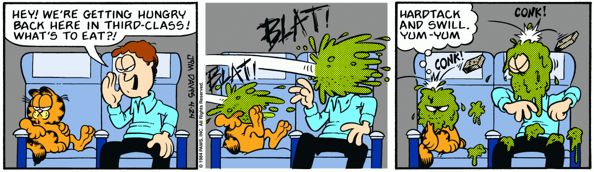 Garfield, April 24, 1984