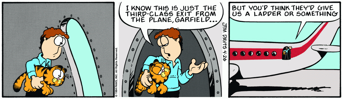 Garfield, April 26, 1984