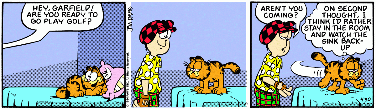 Garfield, April 30, 1984