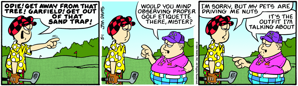 Garfield, May 1, 1984