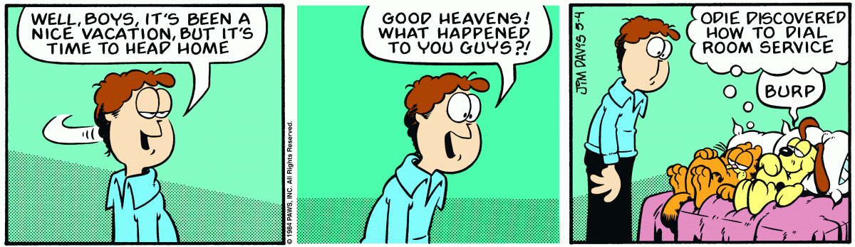 Garfield, May 4, 1984