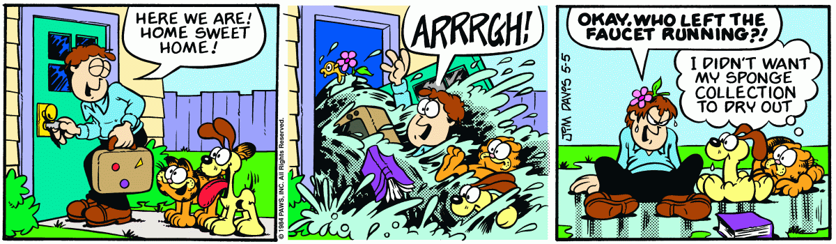Garfield, May 5, 1984