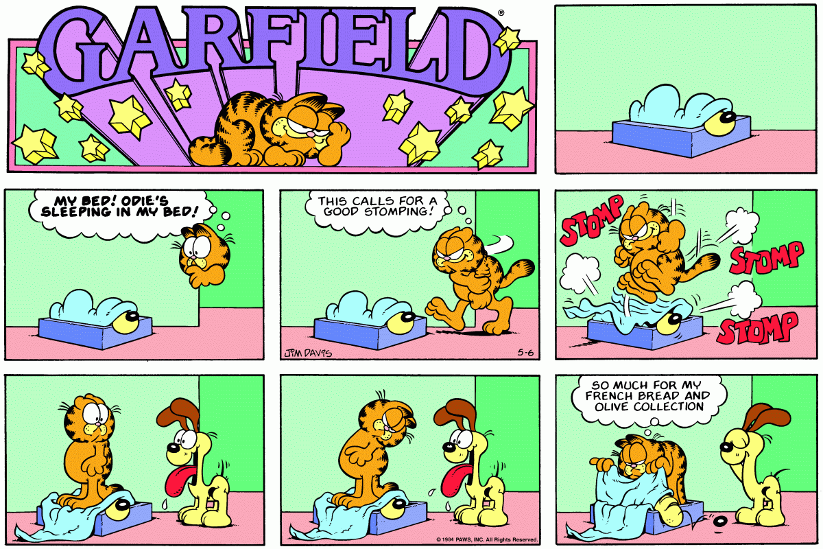Garfield, May 6, 1984