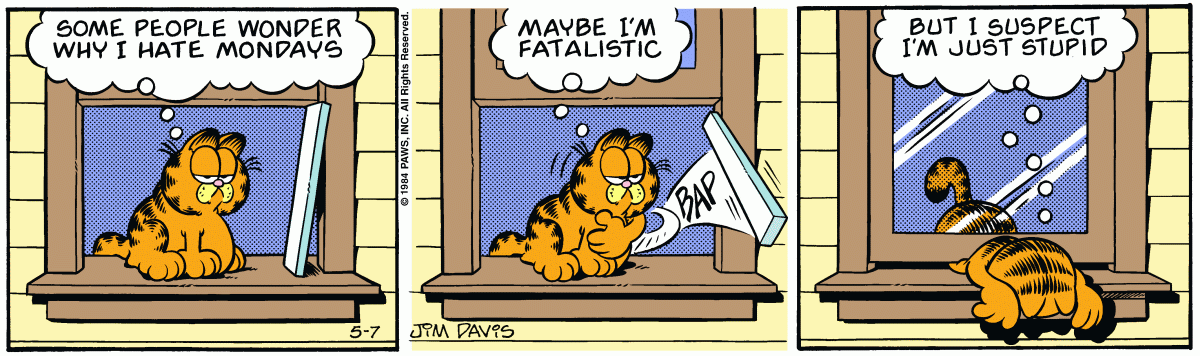 Garfield, May 7, 1984