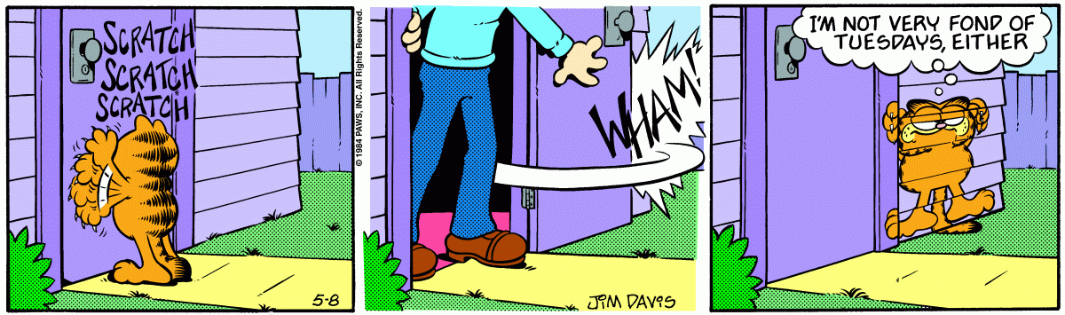 Garfield, May 8, 1984