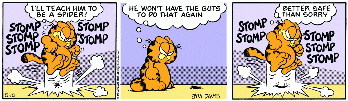 Garfield, May 10, 1984