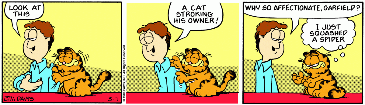 Garfield, May 11, 1984