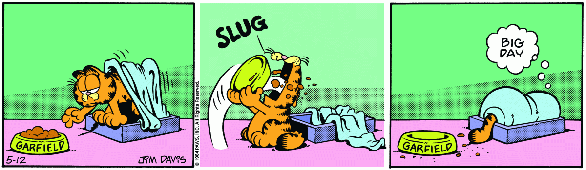 Garfield, May 12, 1984