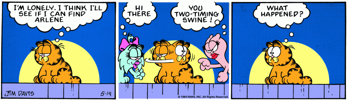 Garfield, May 14, 1984