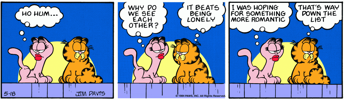 Garfield, May 18, 1984