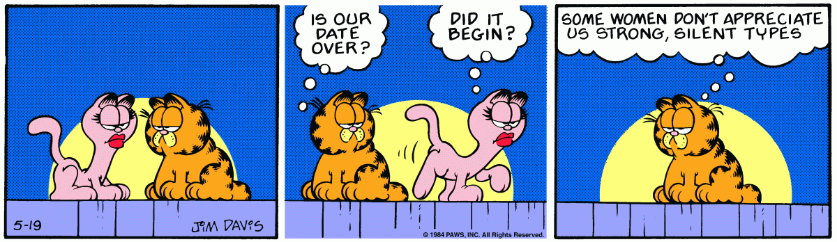 Garfield, May 19, 1984