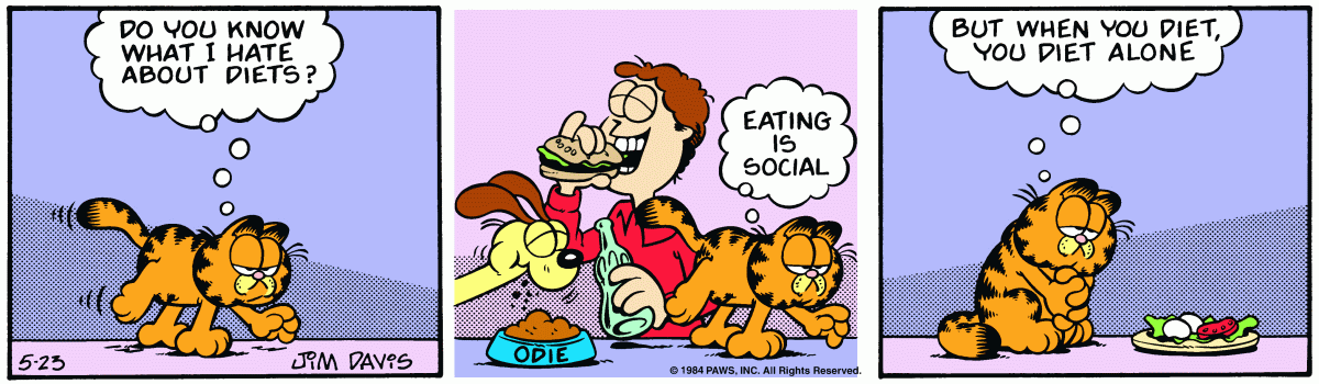 Garfield, May 23, 1984