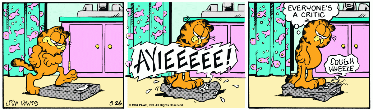 Garfield, May 26, 1984