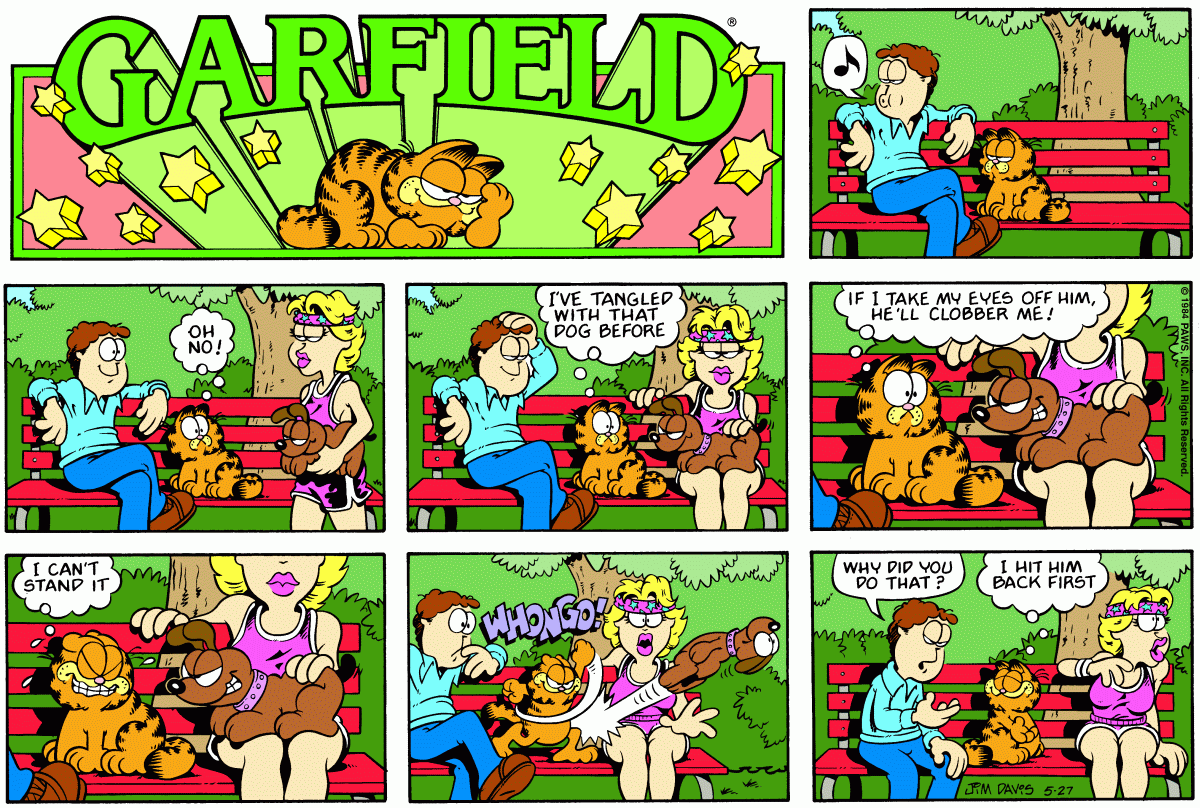 Garfield, May 27, 1984