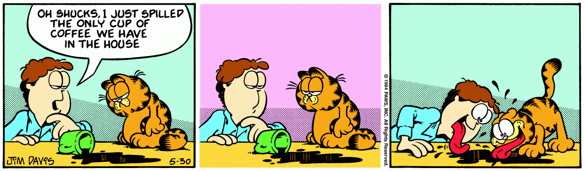 Garfield, May 30, 1984