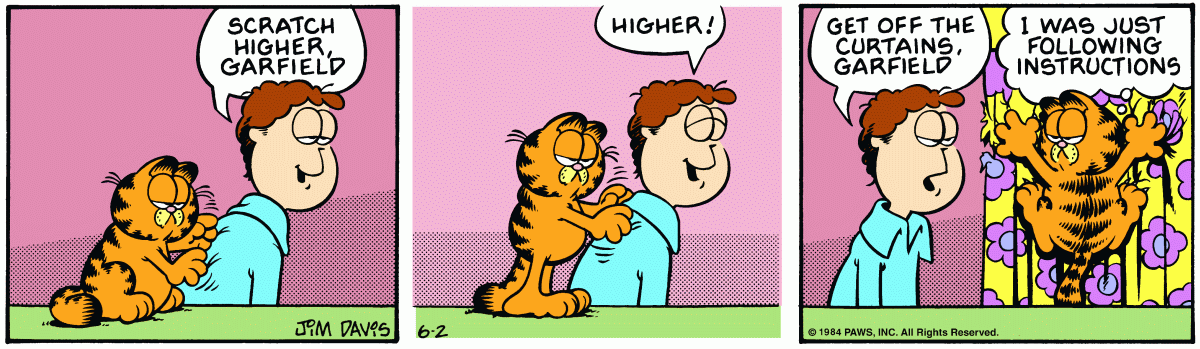 Garfield, June 2, 1984
