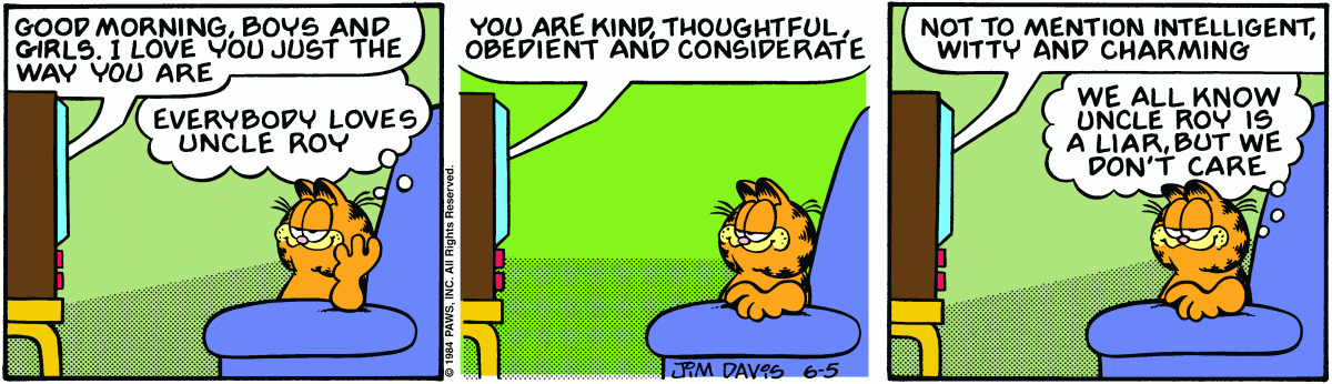 Garfield, June 5, 1984