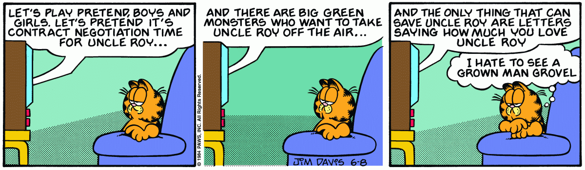 Garfield, June 8, 1984