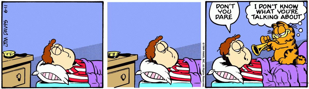 Garfield, June 11, 1984