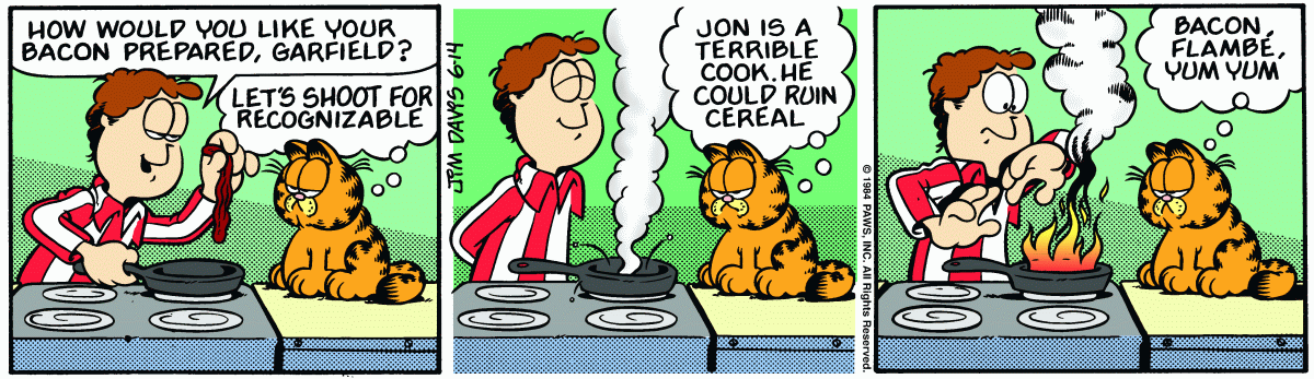 Garfield, June 14, 1984
